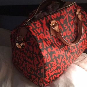 Louis Vuitton speedy 30 Graf orange.